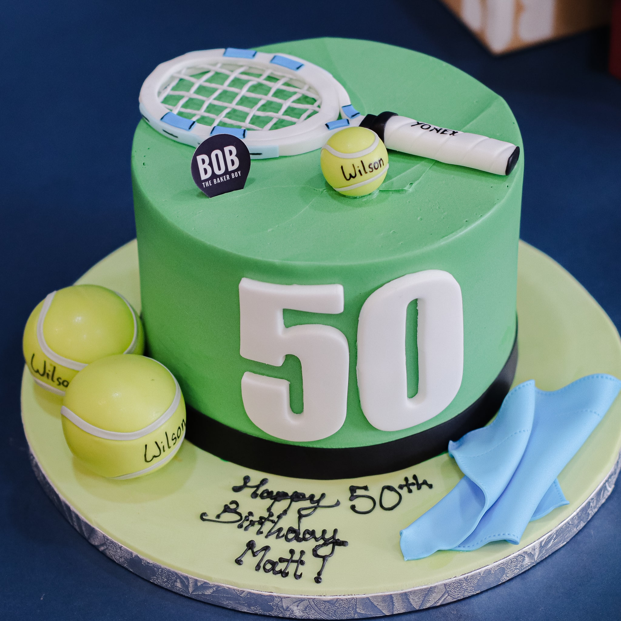 Tennis Themed Birthday Cake